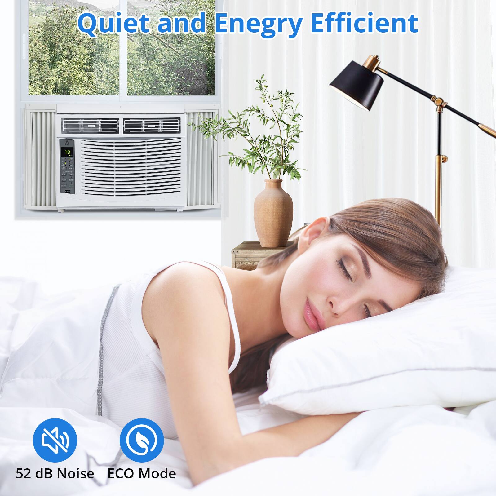 Quiet and Energy Efficient  
6.1 MEI  
52 dB Noise  
ECO Mode