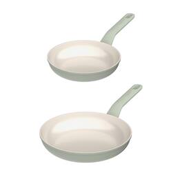 BergHOFF - Leo Balance 2pc Nonstick Aluminum Fry Pan Set - Sage