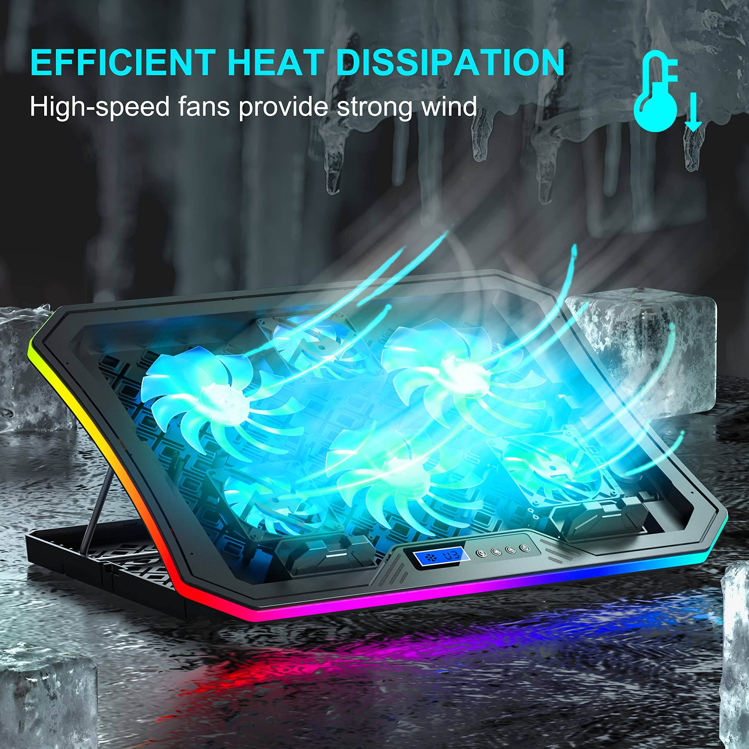 EFFICIENT HEAT DISSIPATION  
High-speed fans provide strong wind