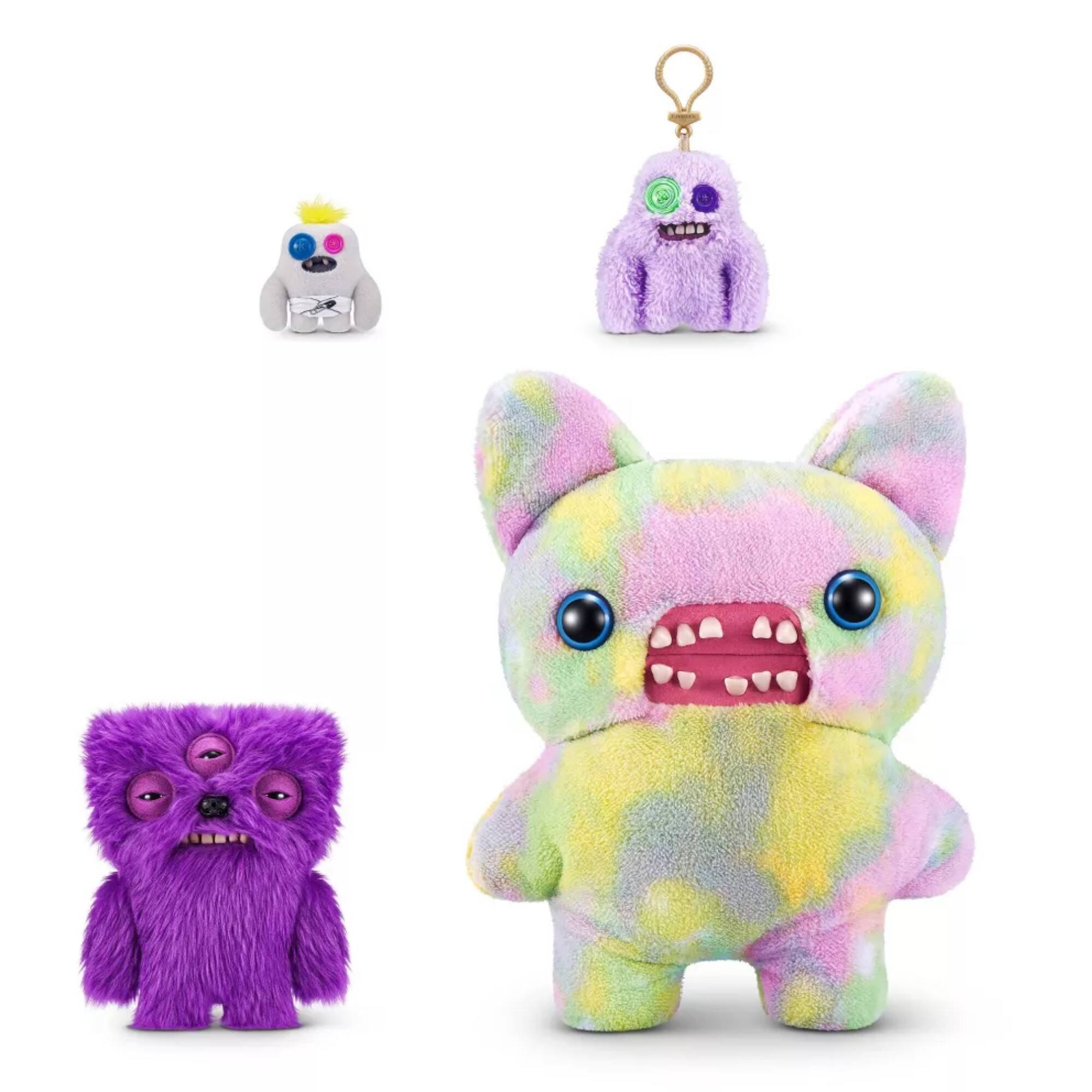 Alt View 3. Fuggler - Fuggler Fart Face Alien Stuffed Animal 9" - Long Pile - Assorted Pre-Pack.