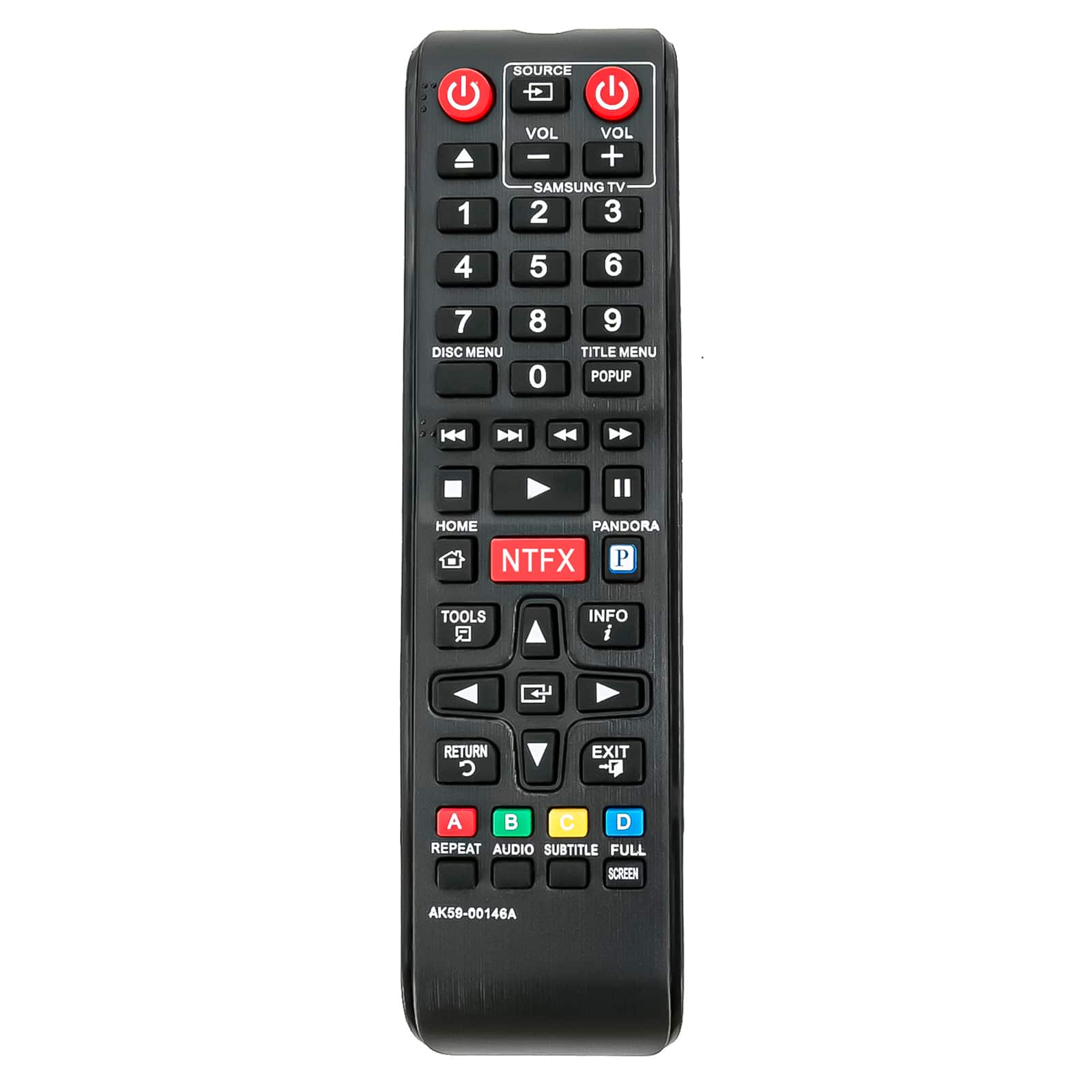 ALLIMITY - Replacement Remote Control AK59-00146A, Fit for Samsung Blu-Ray Player BD-E5300 BD-EM53 BD-E5400 - Black price history on PriceWatchPro