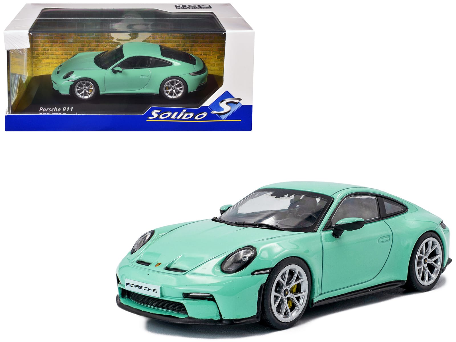 2023 Porsche 911 (992) GT3 Touring Mint Green 1/43 Diecast Model Car by Solido price history on PriceWatchPro