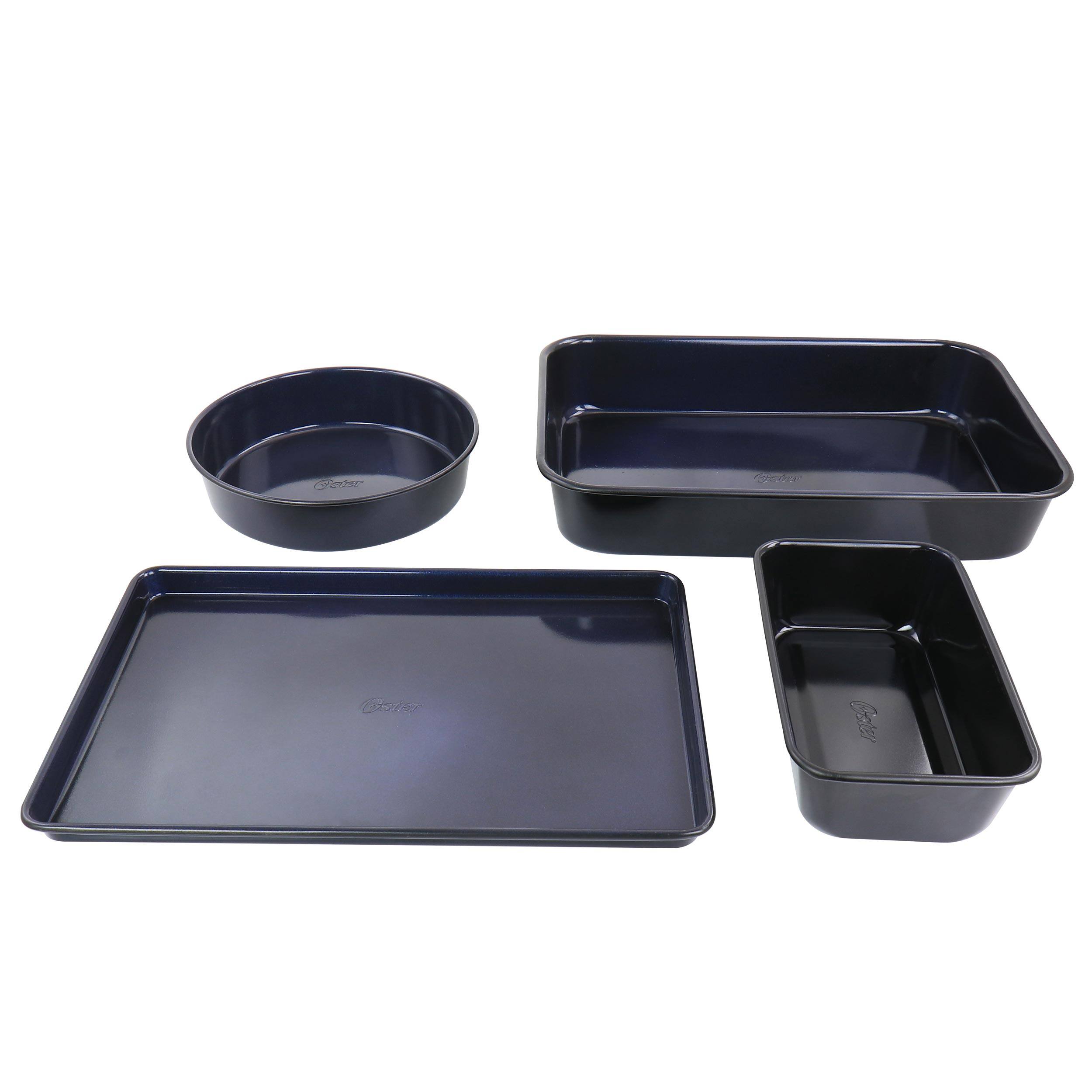 The image features a set of black plastic containers, including a large rectangular container and a smaller square container. The containers are stacked on top of each other, with the larger container on the bottom and the smaller container on top. The containers are made by Gona, and they are designed for food storage and transportation.