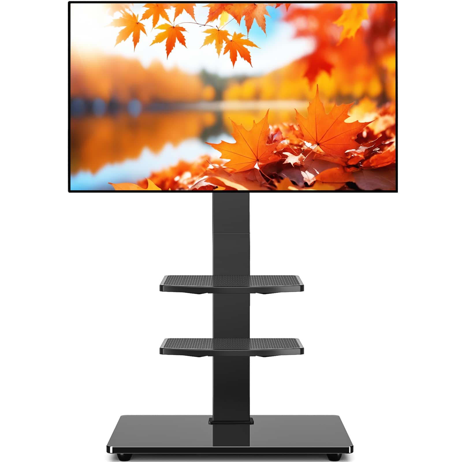 Rfiver - Compatible with 32-75 inch floor-standing TV stands - Black