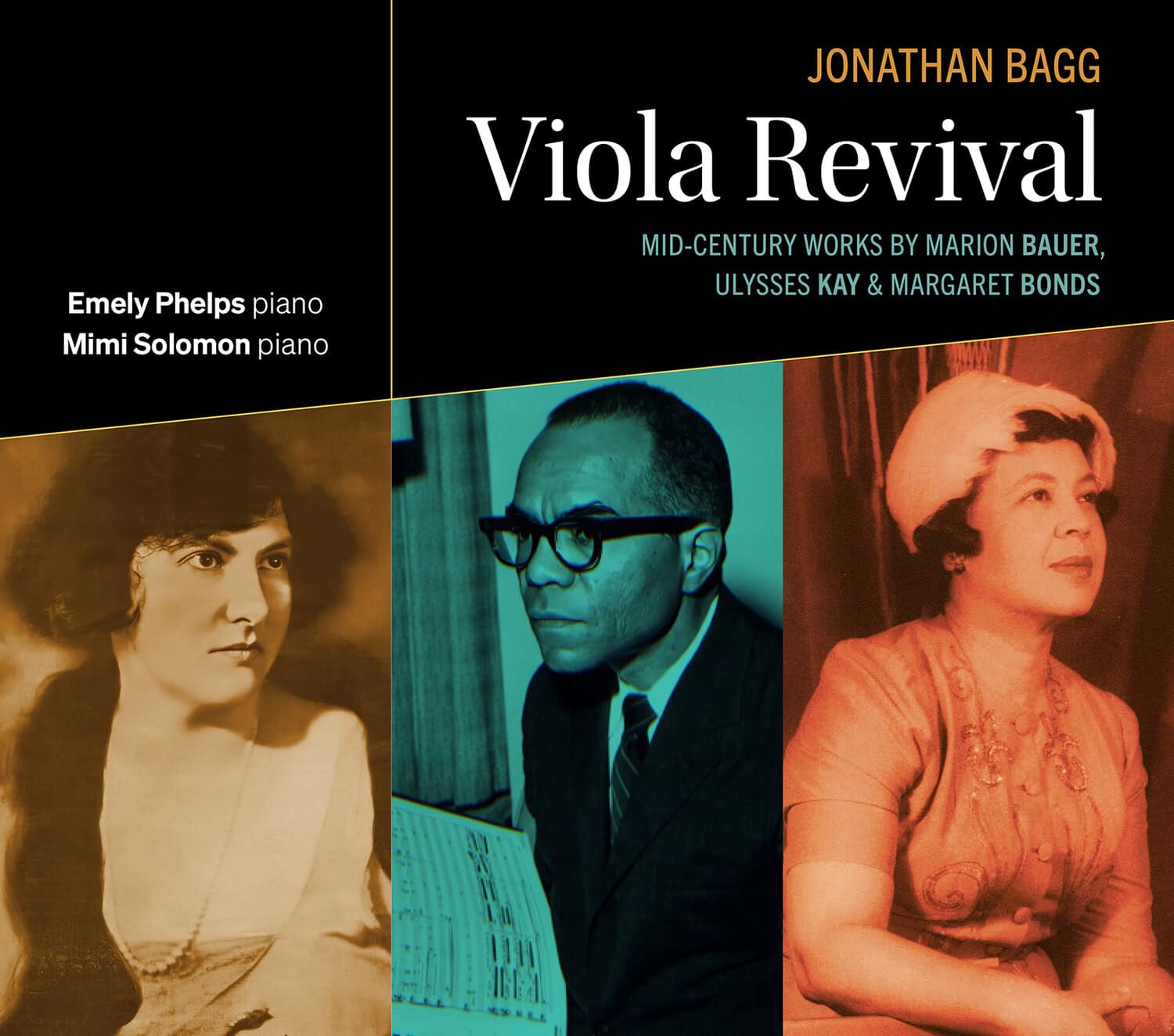 Jonathan Bagg - Viola Revival: Mid-Century Works by Marion Bauer, Ulysses Kay & Margaret Bonds   - COMPACT DISCS [CD] price history on PriceWatchPro