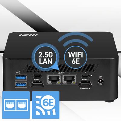 MSI Cubi NUC 1MG Mini Desktop Intel Core 5 120U 16GB Memory