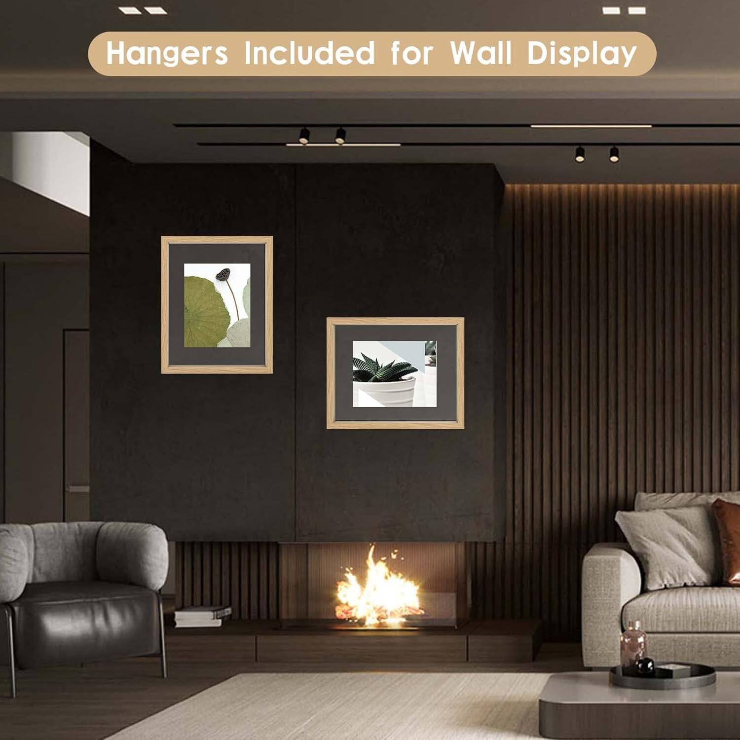 Hangers Included for Wall Display