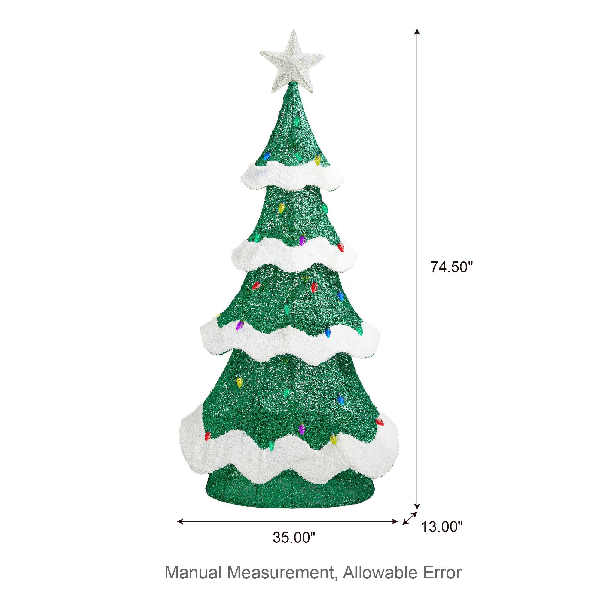 74.50"  
35.00"  
13.00"  
Manual Measurement, Allowable Error
