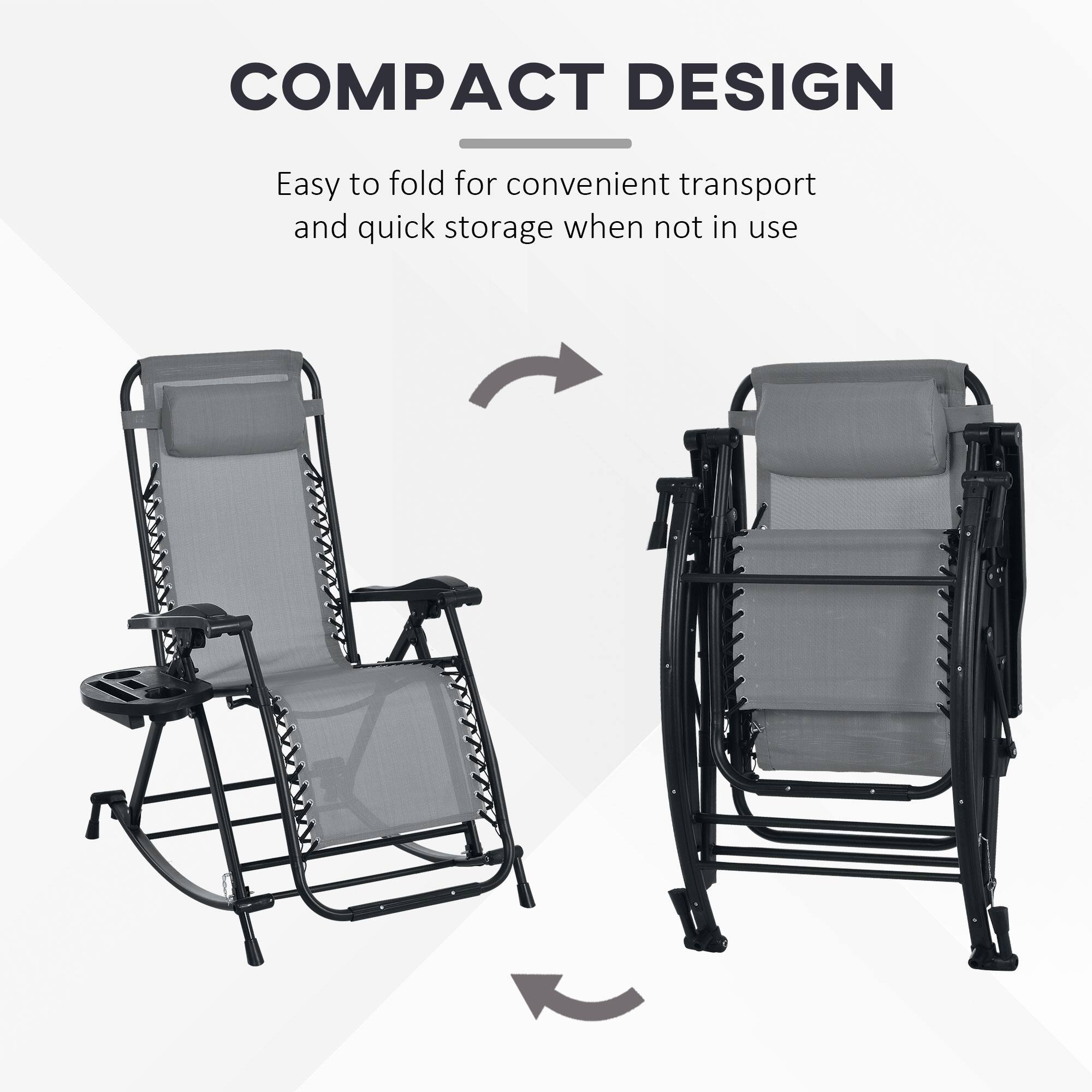 COMPACT DESIGN  
Easy to fold for convenient transport and quick storage when not in use