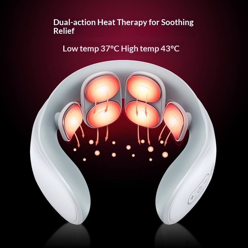 Dual-action Heat Therapy for Soothing Relief  
Low temp 37°C  
High temp 43°C