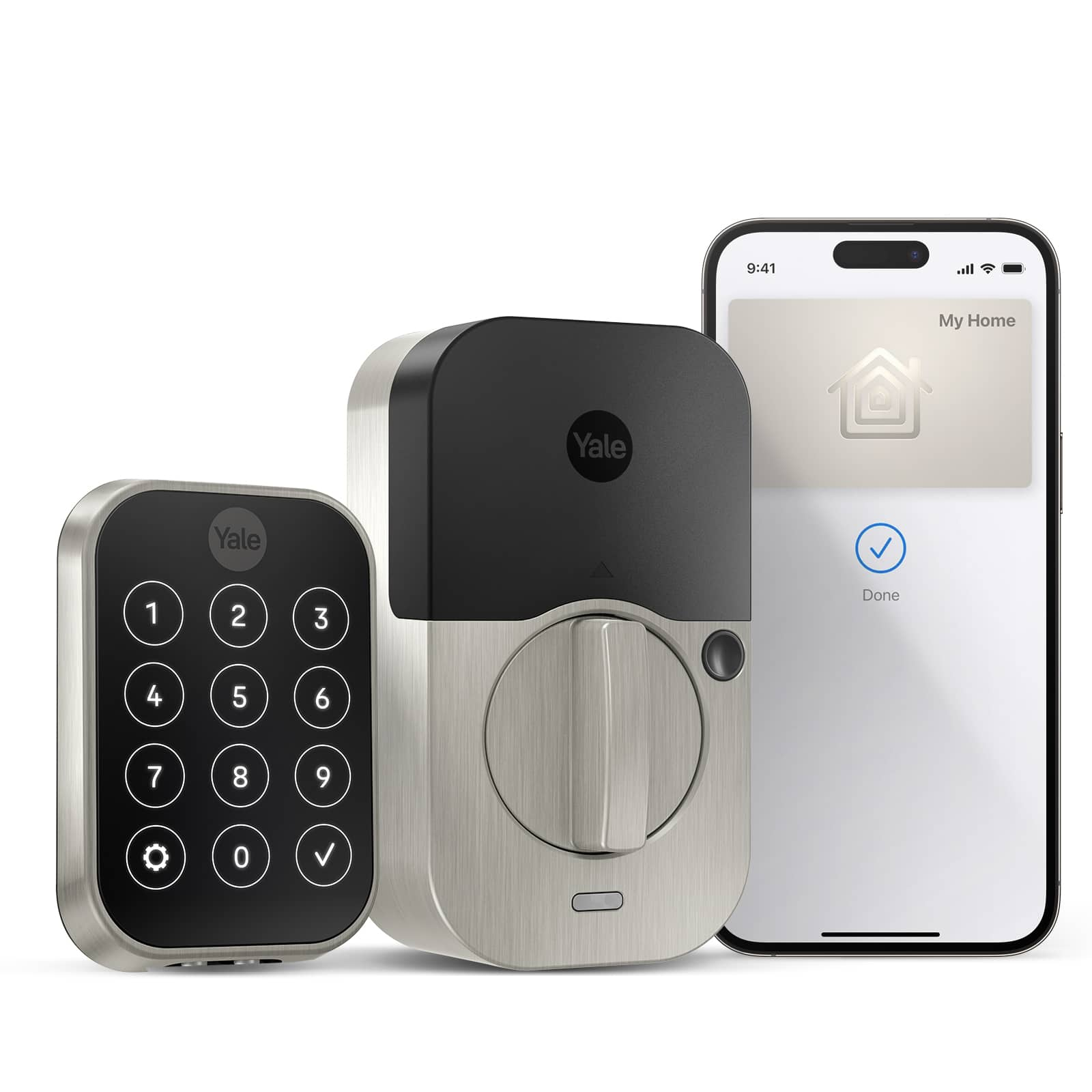 Yale – Assure Lock 2 Plus Smart Lock Wi-Fi Replacement with Home Keys, Electronic Guest Keys, and Keypad Access – Satin Nickel Sansujyuku sansujyuku.com