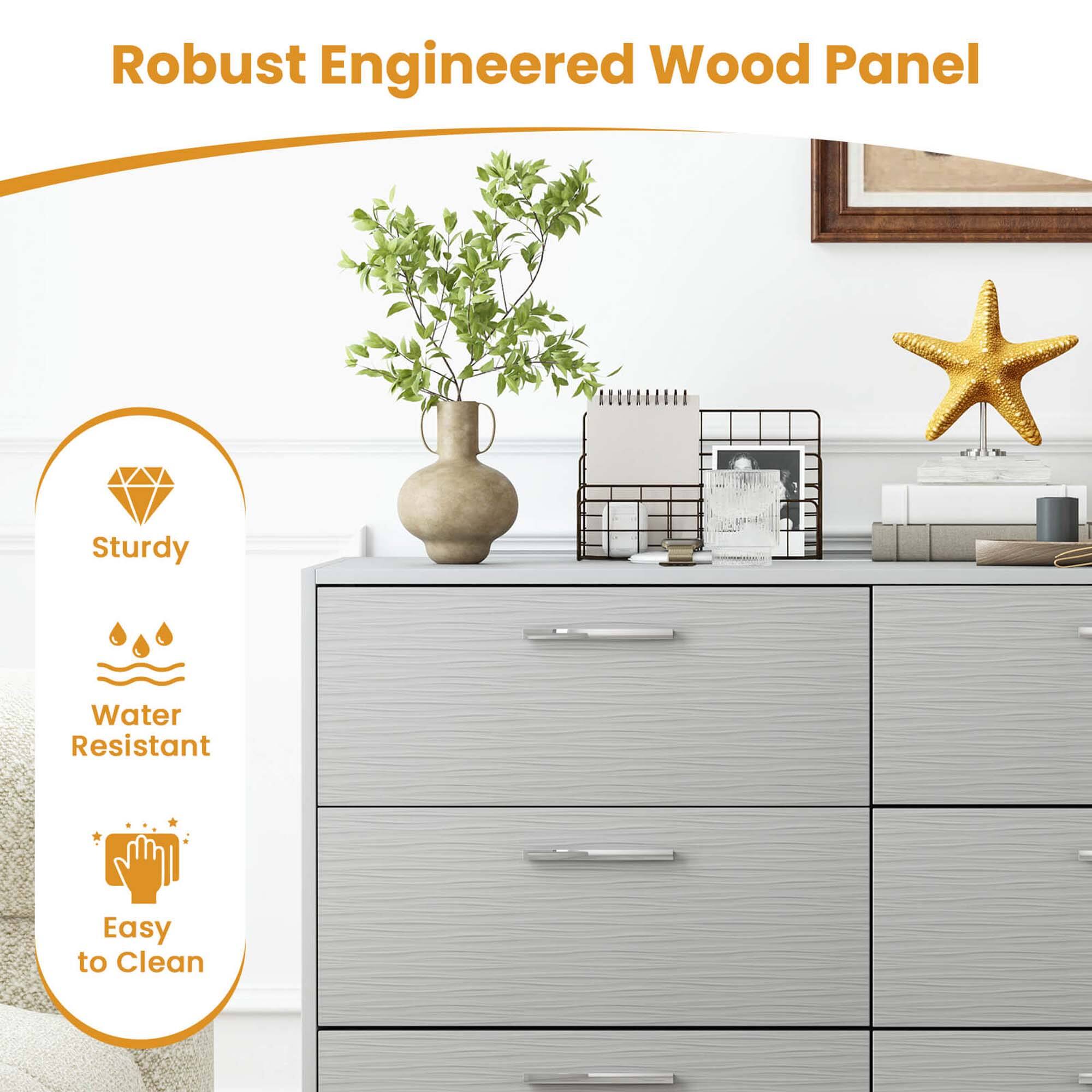 Robust Engineered Wood Panel
Sturdy
Water Resistant
Easy to Clean