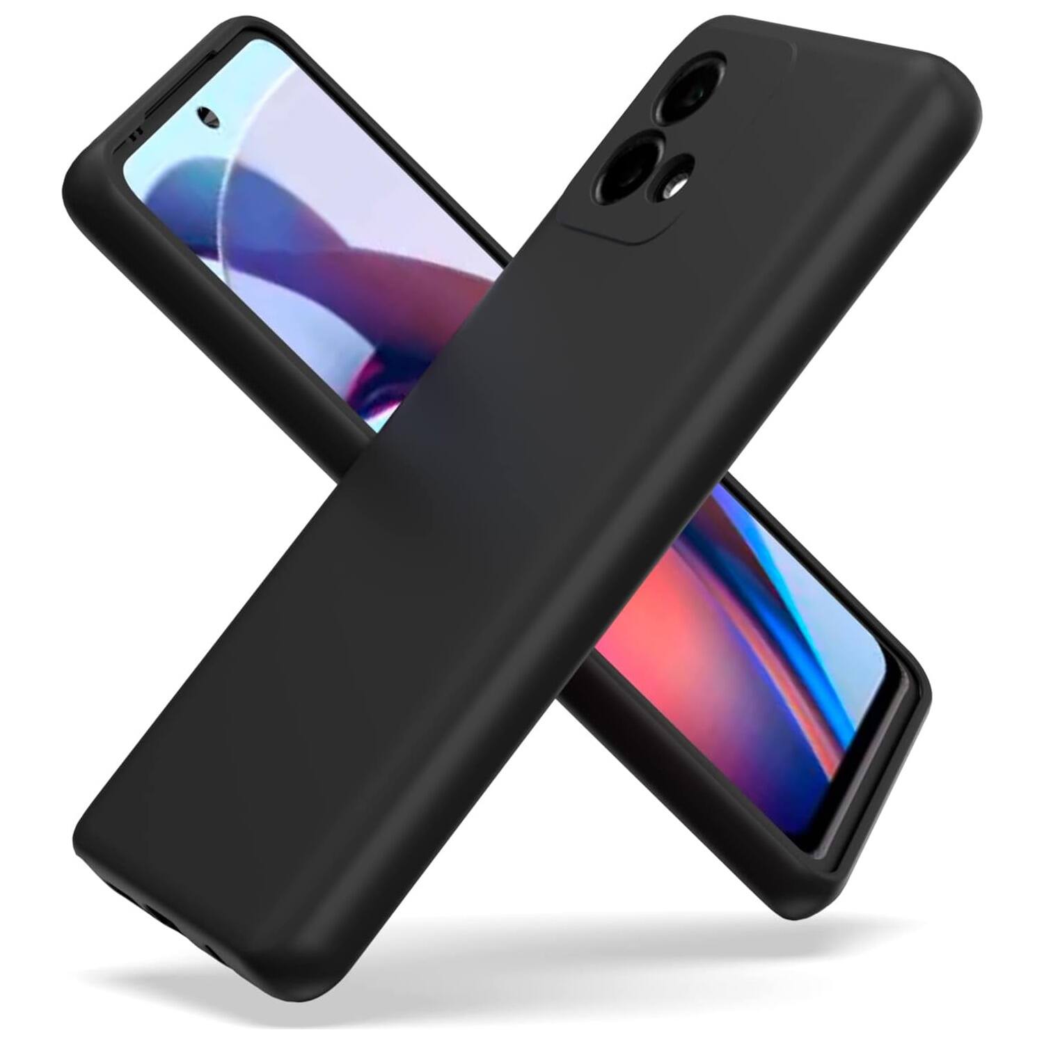 Alt View 14. SaharaCase - Silicone Series Case for Motorola G Stylus 5G (2023) - Black.