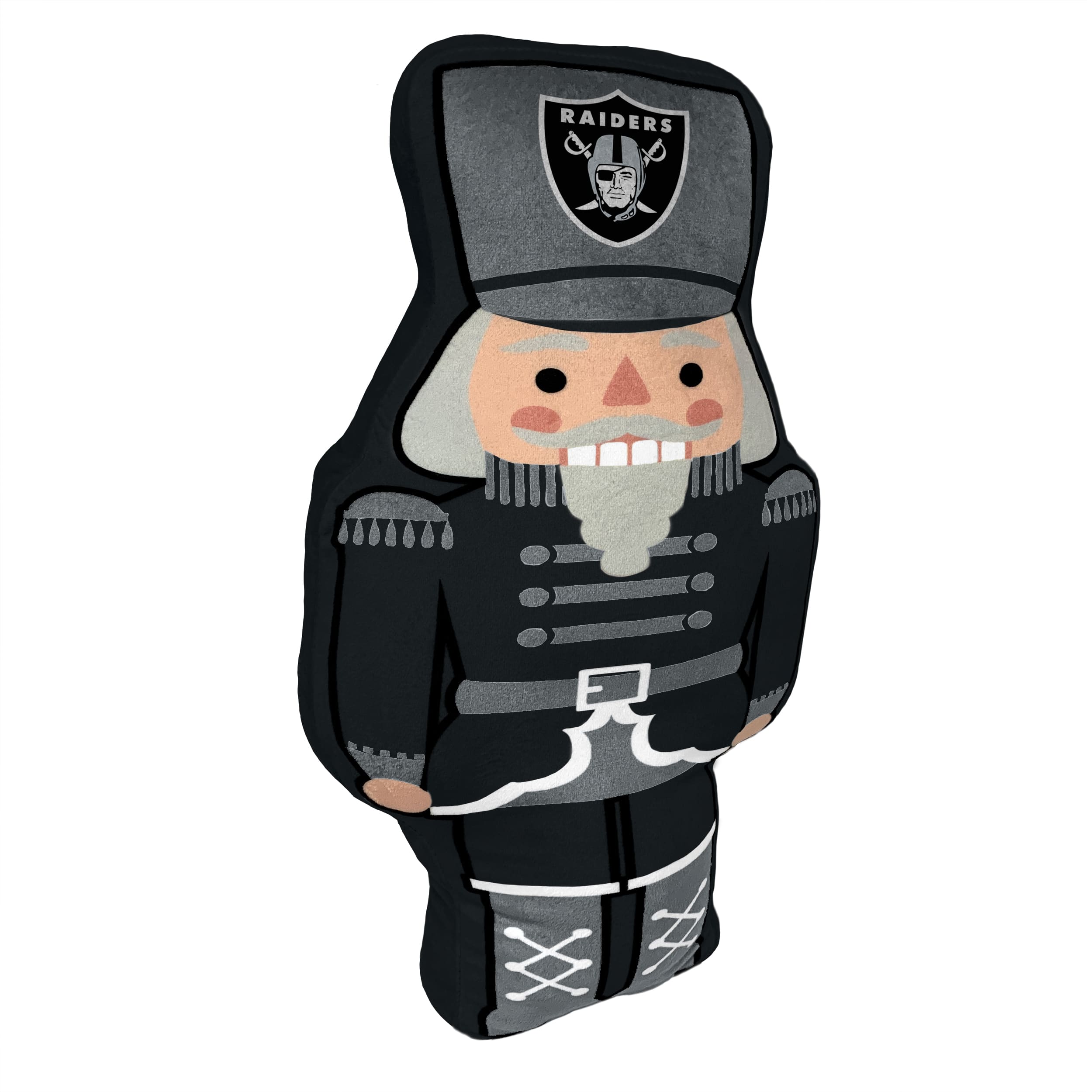 Pegasus - Las Vegas Raiders Nutcracker Plushlete Pillow - Black