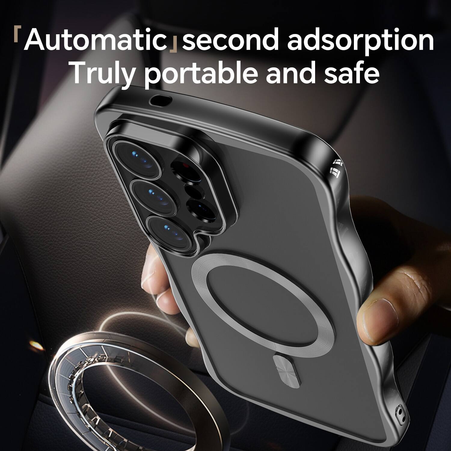 "Automatic" second adsorption  
Truly portable and safe