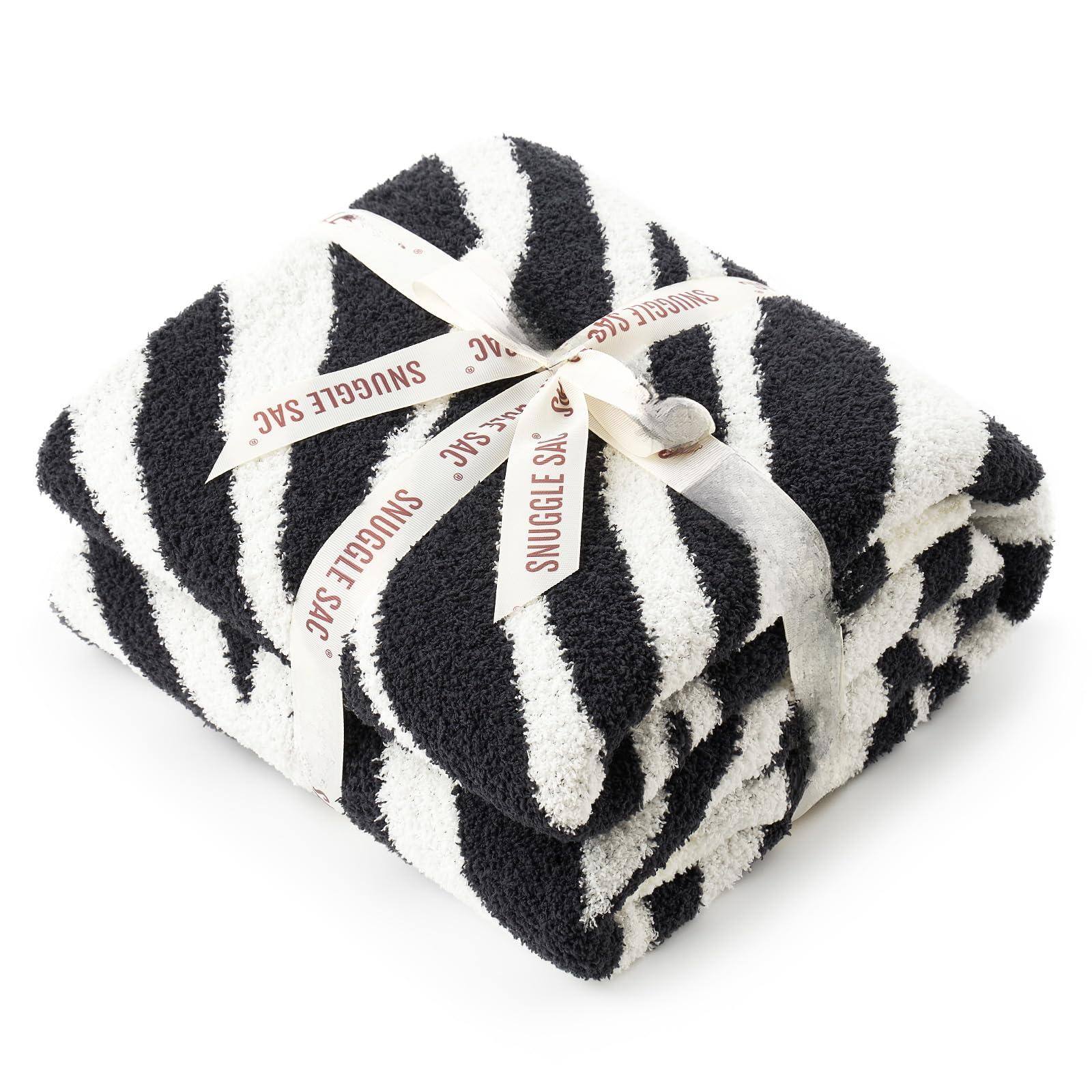 Zebra Black-Throw(50"x60")