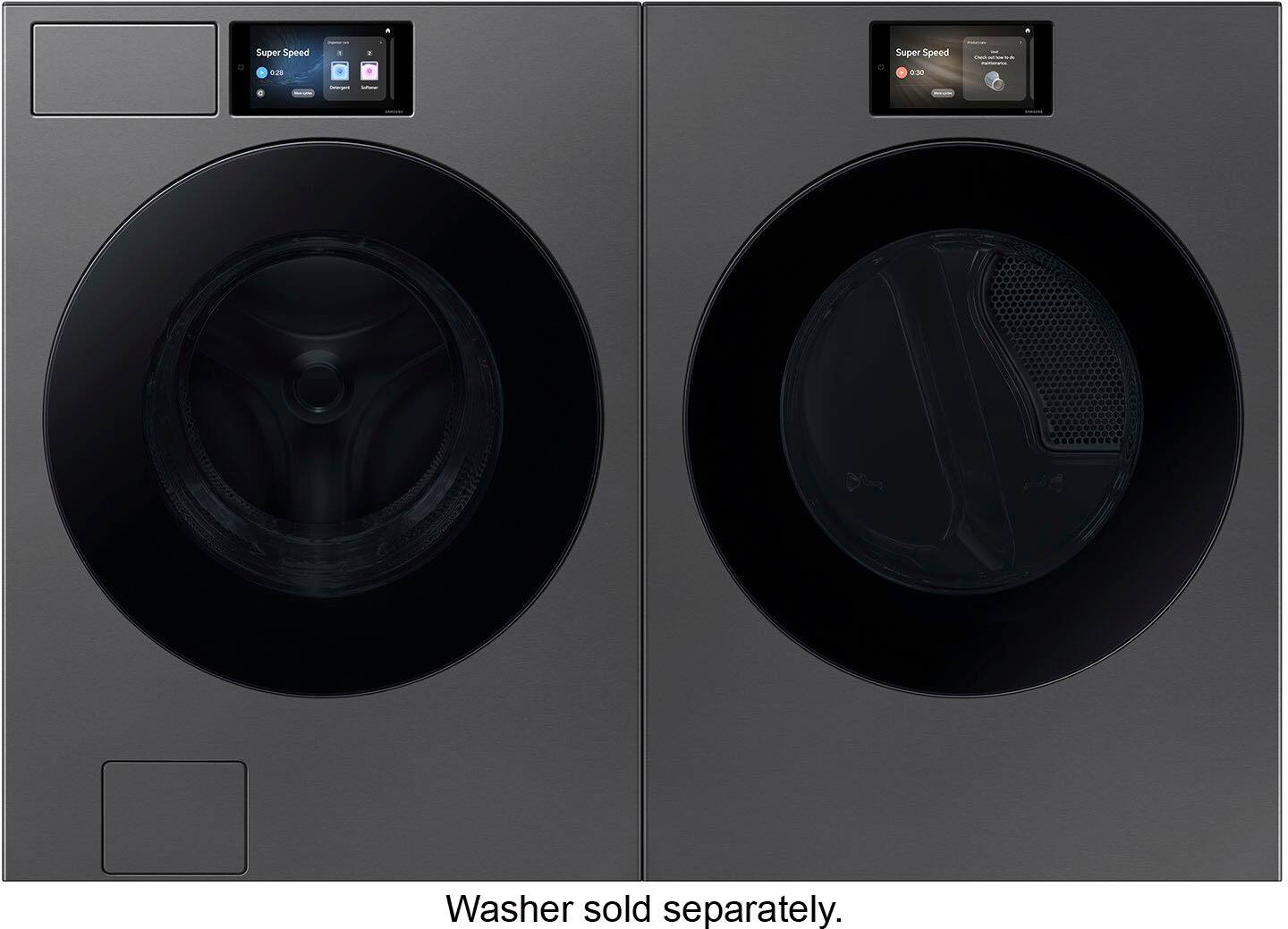 Washer sold separately.