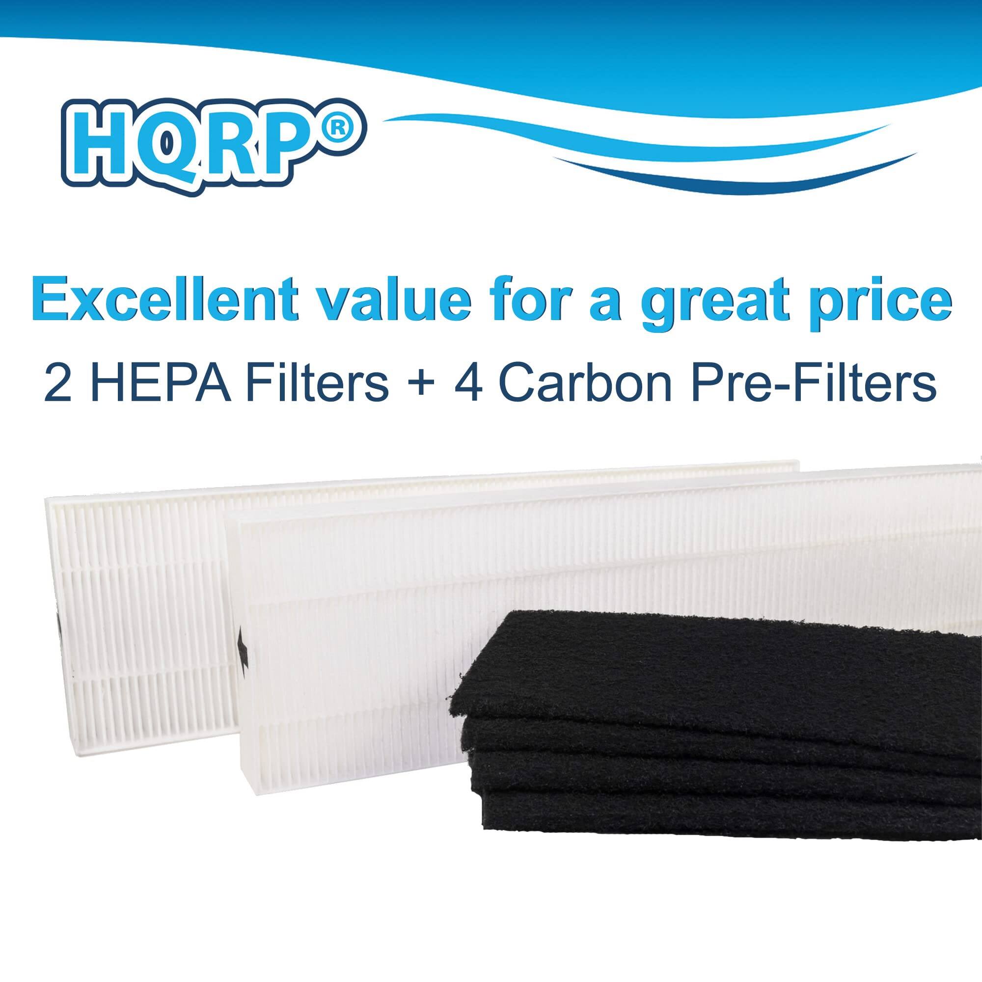 HQRP®  
Excellent value for a great price  
2 HEPA Filters + 4 Carbon Pre-Filters