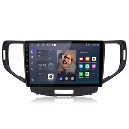 Junsun - For Honda Accord 8 Spirior 2008-2013 9" 2+64GB Android 14 carplay Car Stereo Radio GPS Navi WIFI RDS SWC Blutooth FM - Black