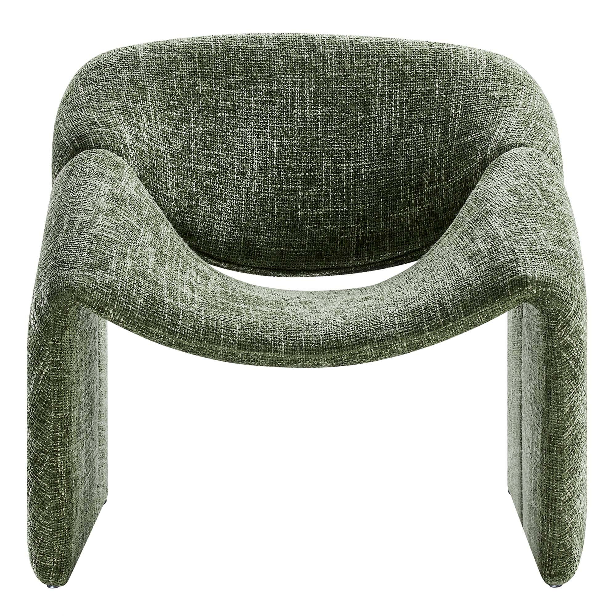 Alt View 4. Modway - Vivi Chenille Upholstered Accent Chair by Modway - Basil.