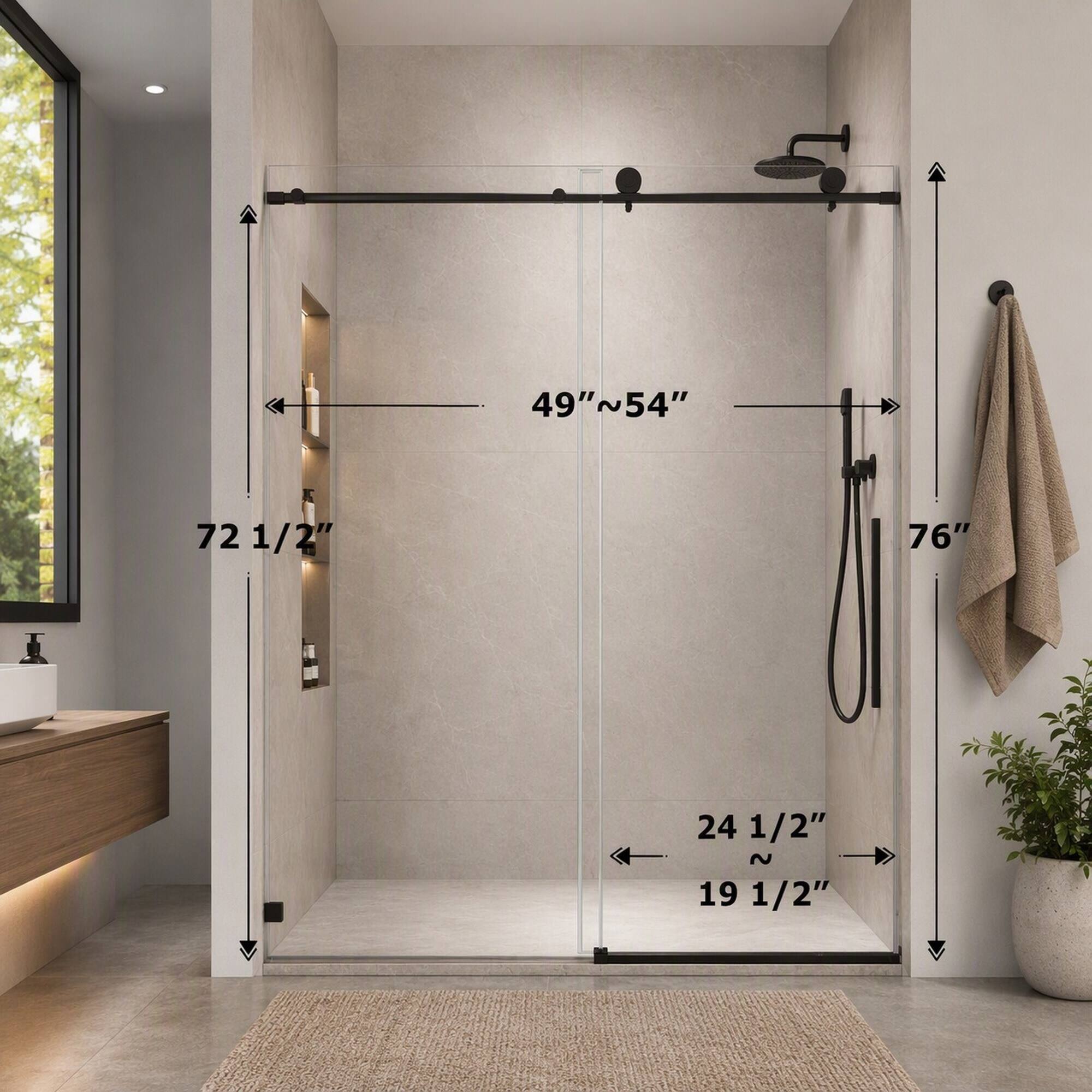 49"~54"
72 1/2"
76"
24 1/2" x 19 1/2"