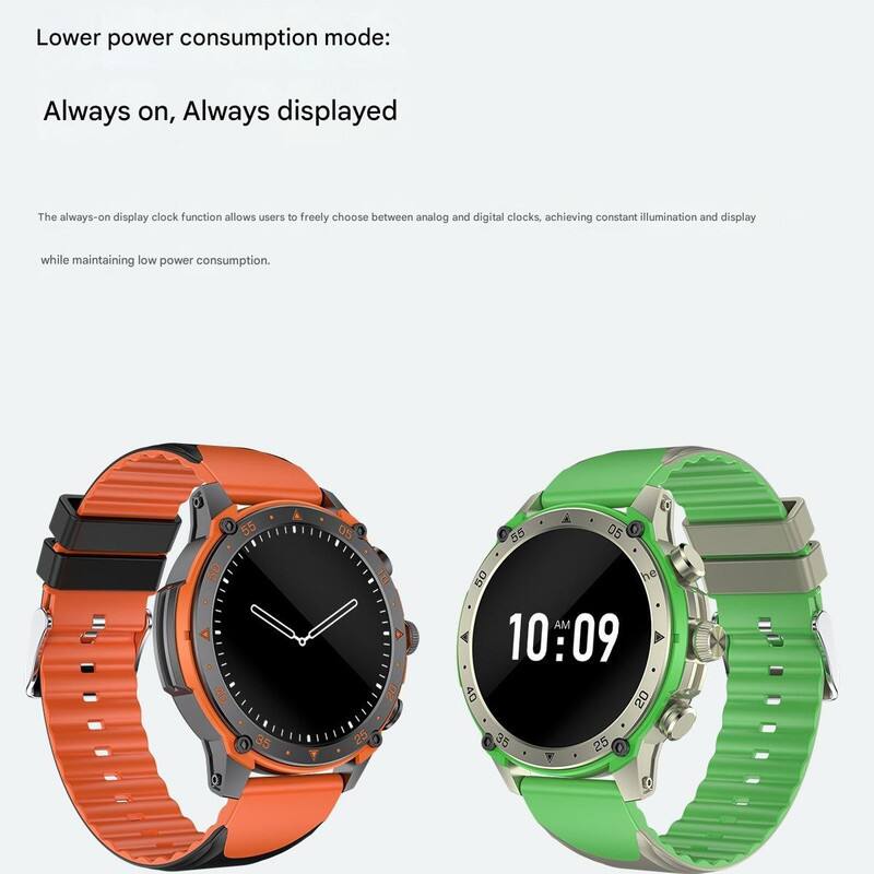 Lower power consumption mode:  
Always on, Always displayed  

The always-on display clock function allows users to freely choose between analog and digital clocks, achieving constant illumination and display while maintaining low power consumption.