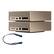 Alt View 3. NVIDIA - DGX Spark - NVIDIA GB10 Grace Blackwell Superchip, 128 GB LPDDR5x, ARM Processor, 4TB NVME M.2 SSD Storage 2 Pack Kit - Gold.