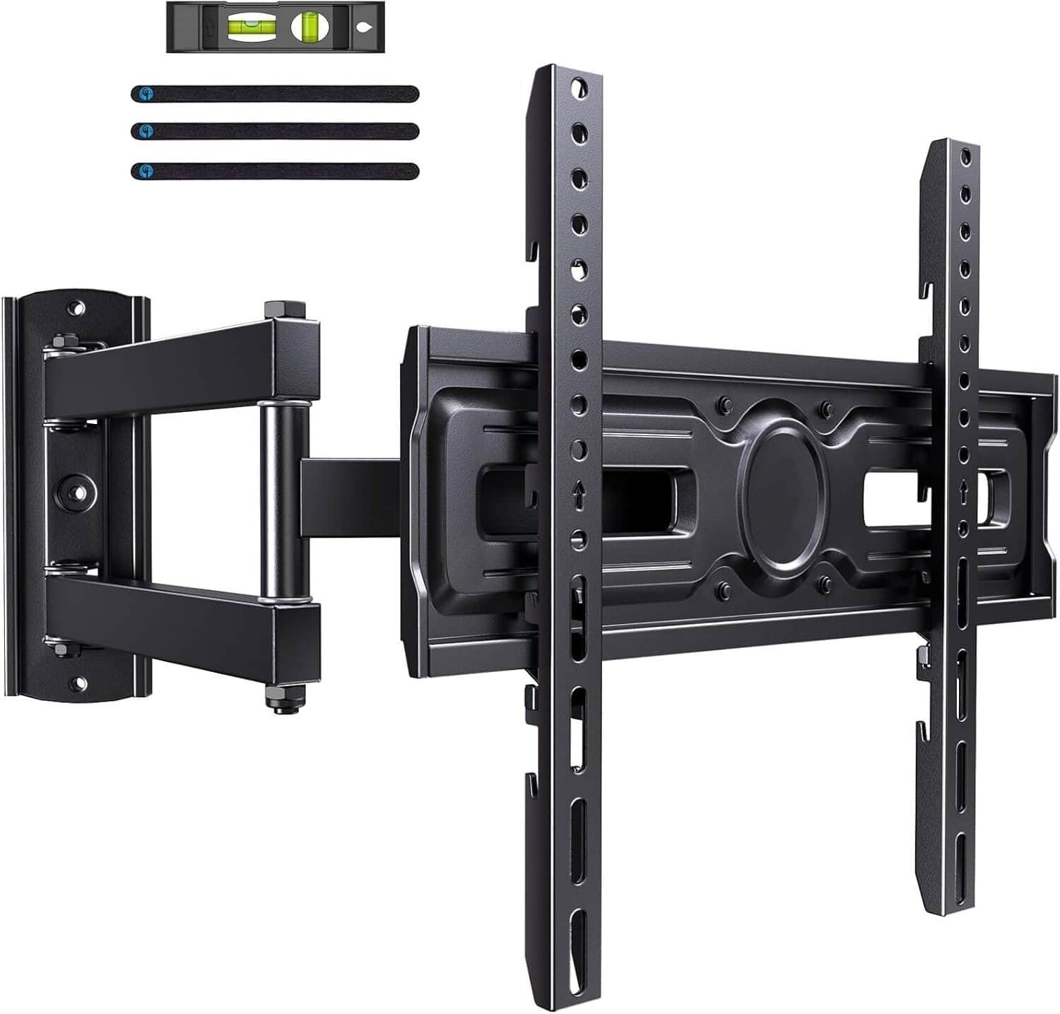 Dazzed Corner - Full Motion TV Wall Mount 26–65", Corner Articulating Arm, VESA 400x400 - Black