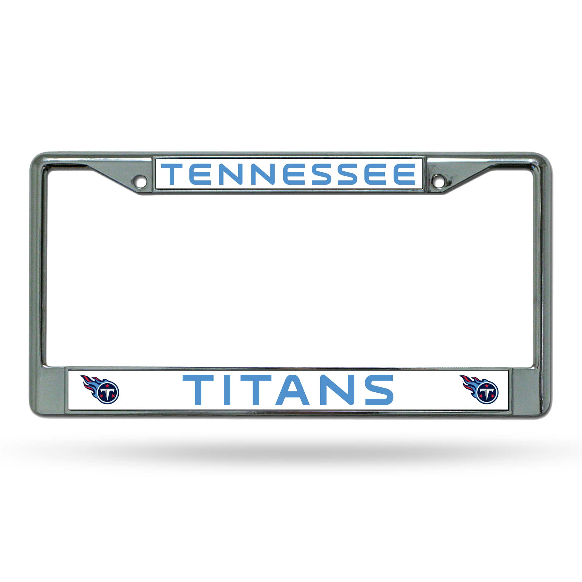 Rico Industries - Tennessee Football Titans Chrome Metal License Plate Frame - Multi
