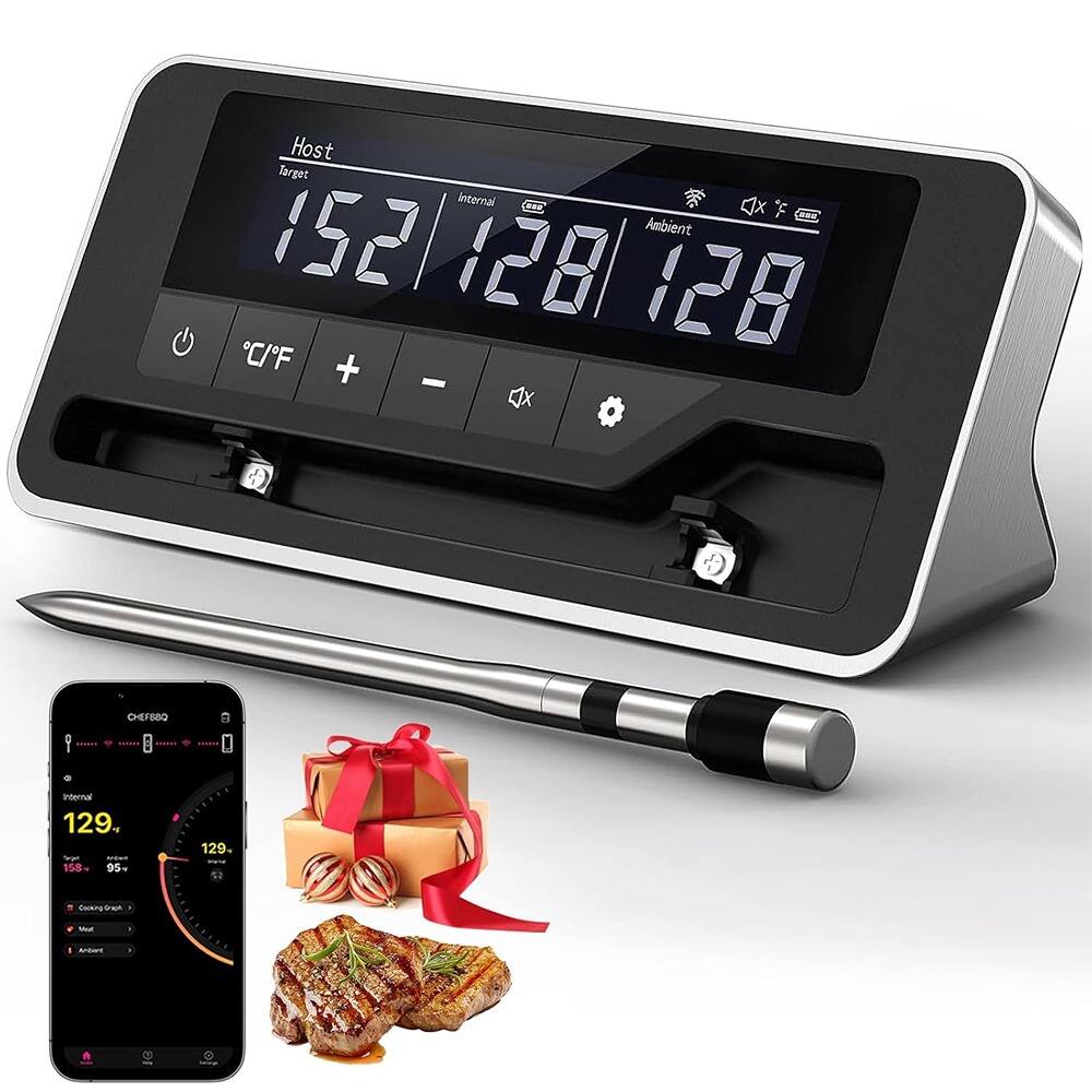 PARKER SLATER - Smart Wireless Meat Thermometer, Instant Read, Bluetooth, High-Temp-Resist