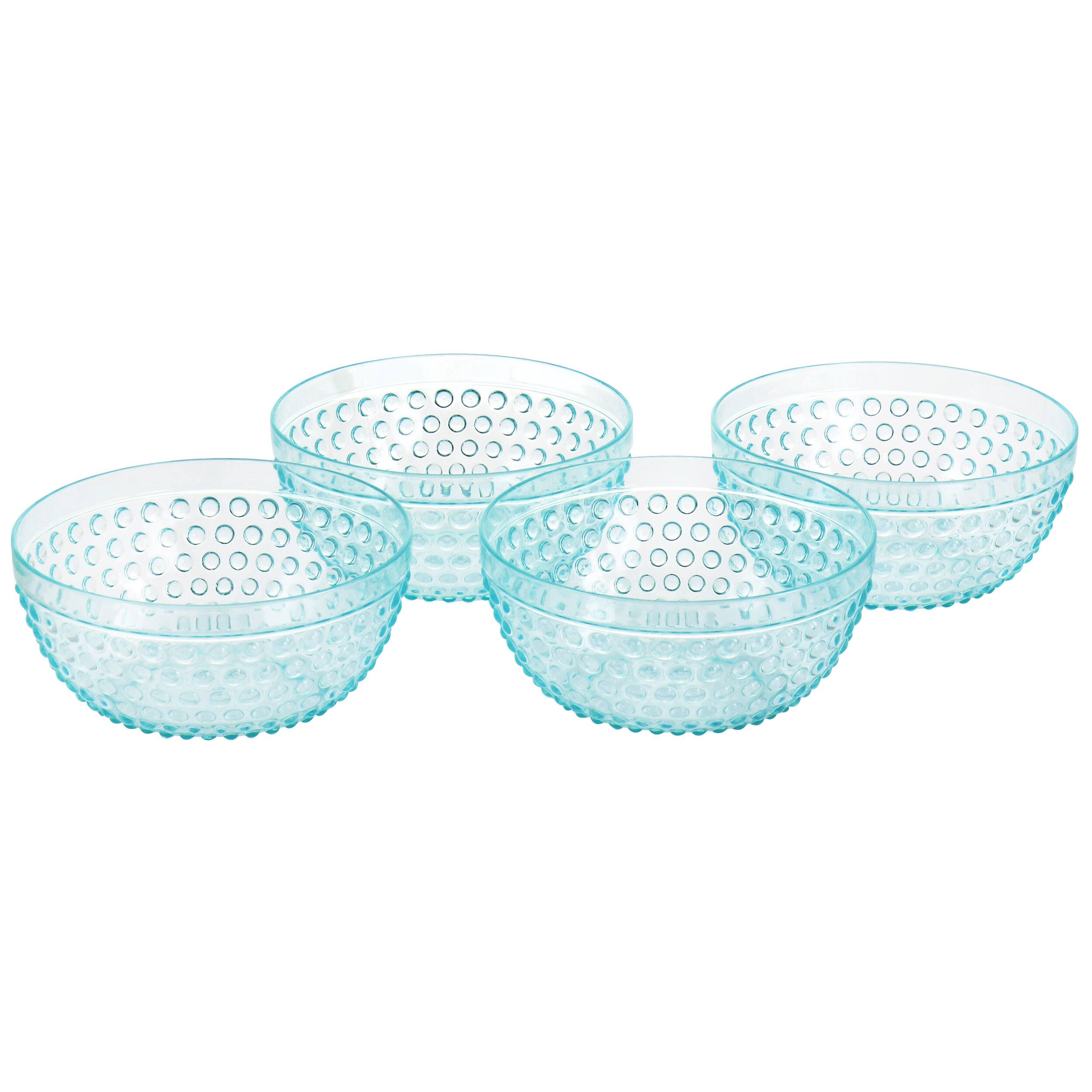 Alt View 2. Gibson - Gibson Home Plastic Bowl Set with Serving Bowl in Light Blue - Blue.