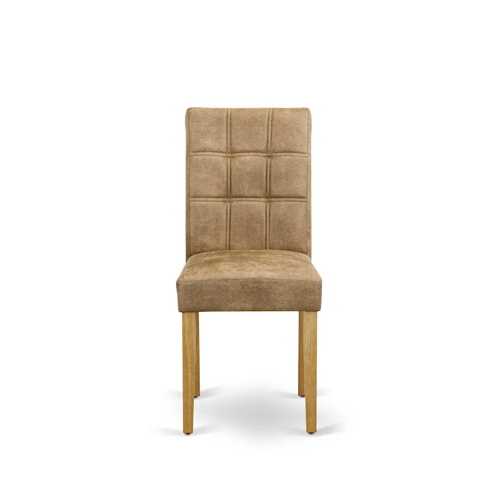 Alt View 3. East West Furniture - 5 Piece Dining Room Set - Brown.