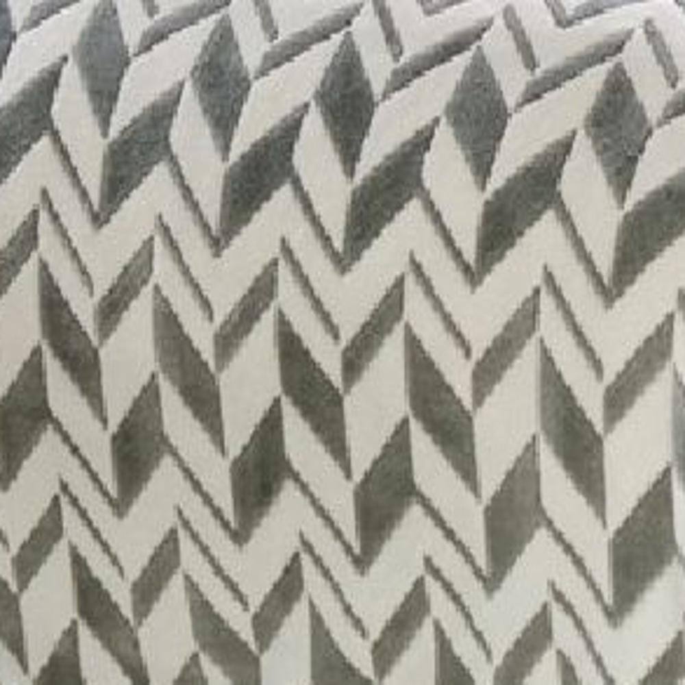Alt View 3. Noble House - Plazatex Arrow Chevron Micro Plush Blanket - King 102x86", Grey - Grey.