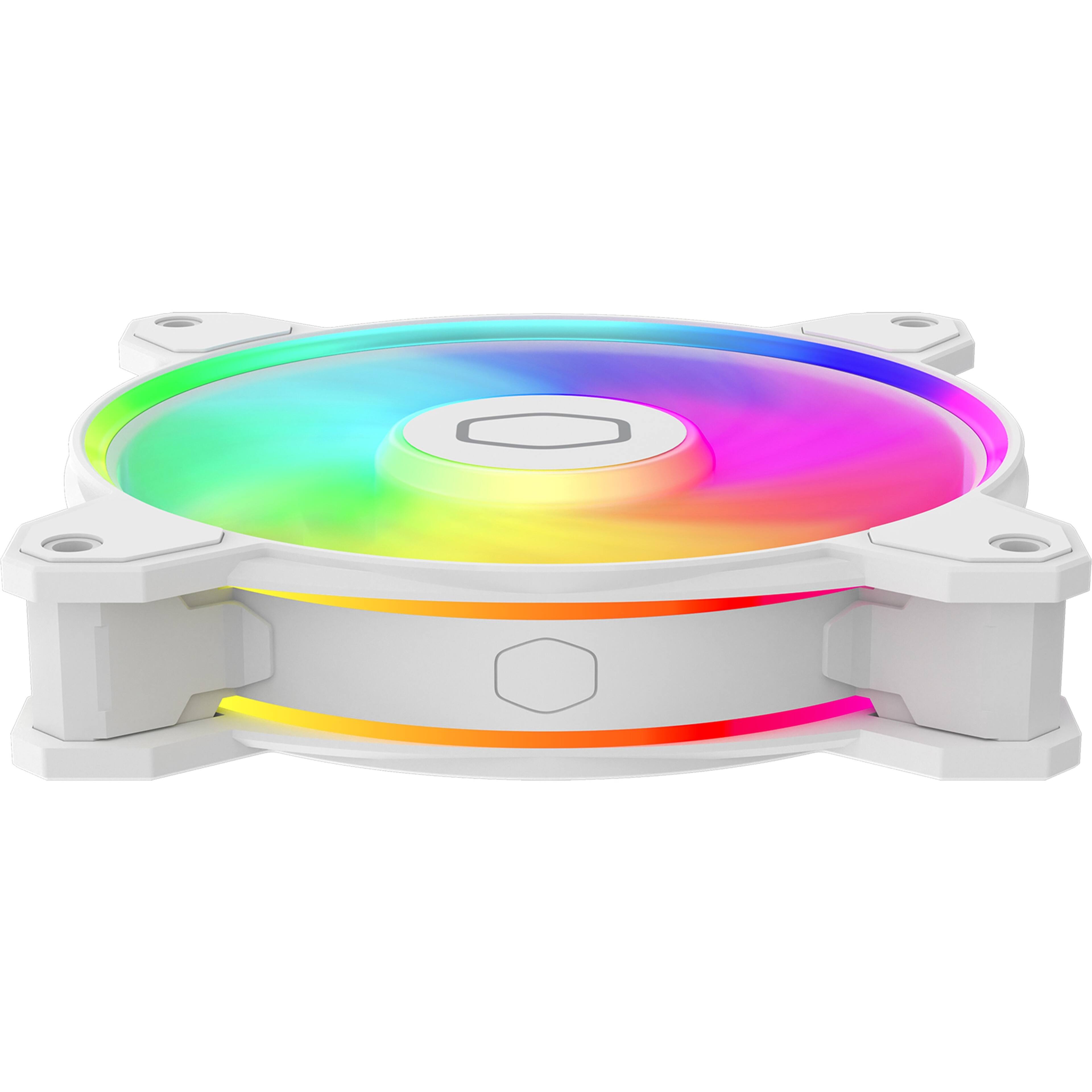 Alt View 17. Cooler Master - MasterFan 12mm Cooling Fan - White.