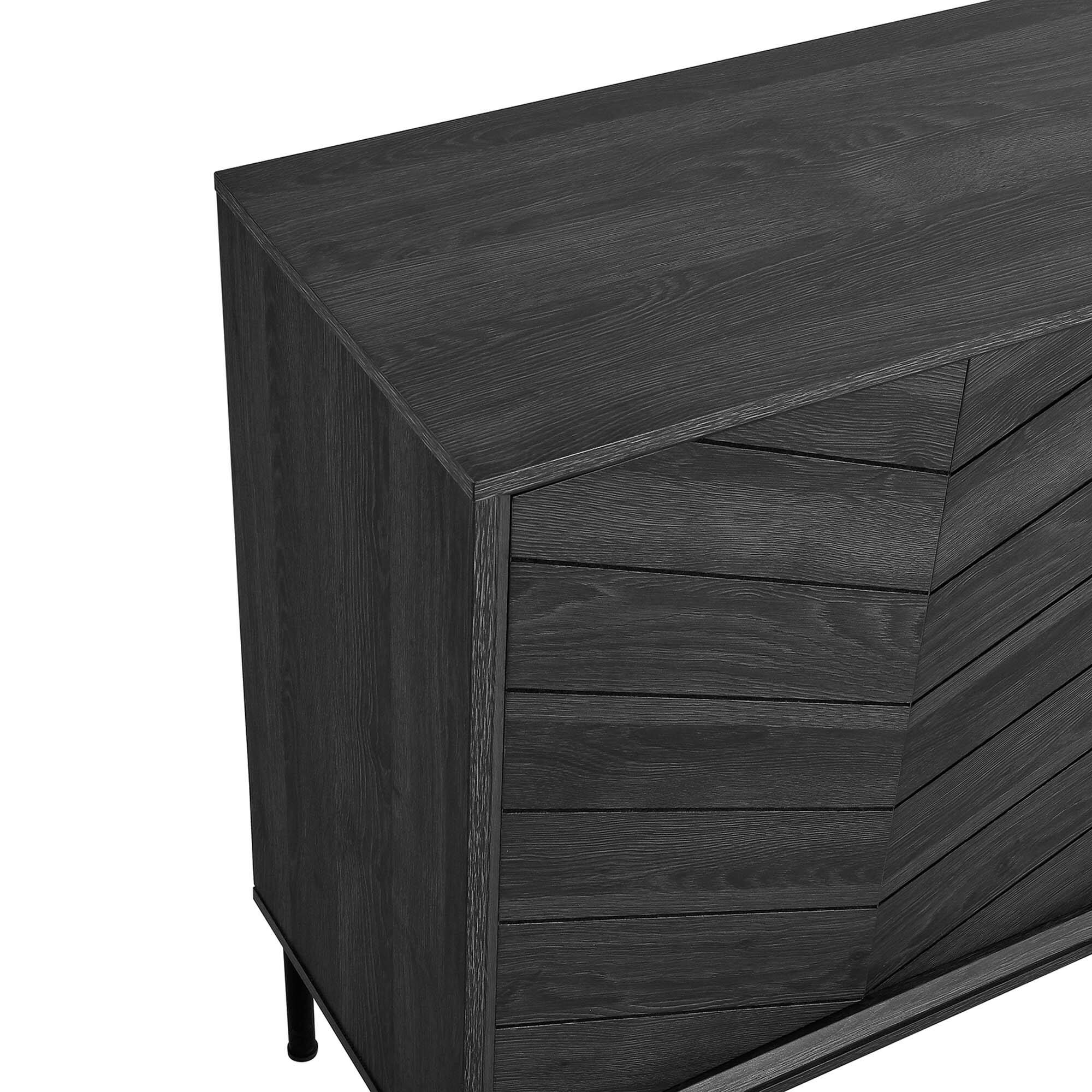Alt View 8. Modway - Harper Chevron Sideboard by Modway - Black.