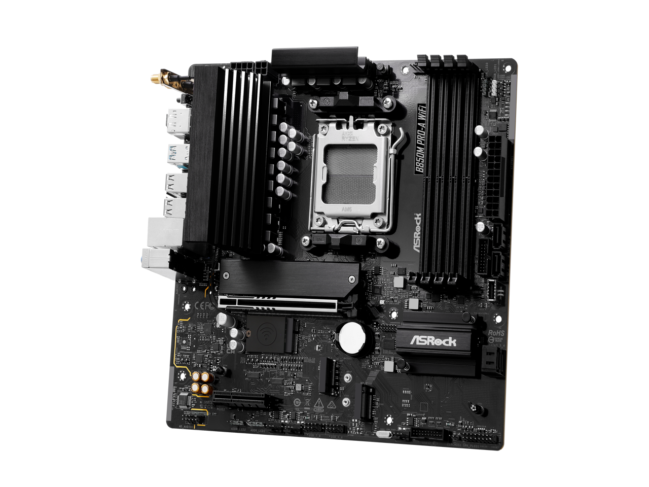 AX25 RYZEN  
WiFi PRO-A B850M  
AMS  
ASRock  
N  
CEFC  
-  
ASROCK  
RoHS e Totale  
1979 THE  
The PLESS