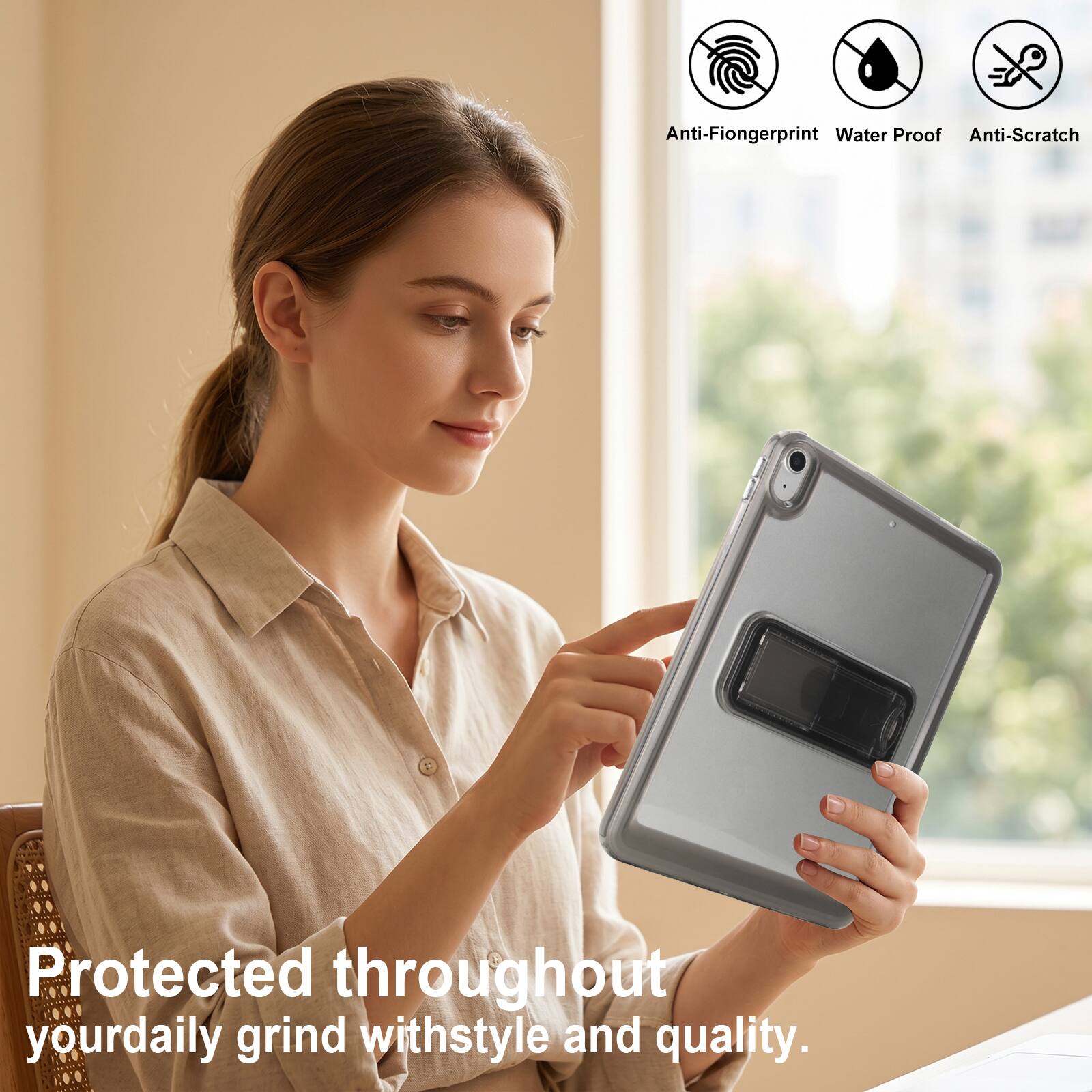 Anti-Fingerprint Water Proof Anti-Scratch Protected throughout your daily grind with style and quality.