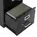 Alt View 17. OSP Home Furnishings - 2 Drawer Locking Metal File Cabinet - Black.