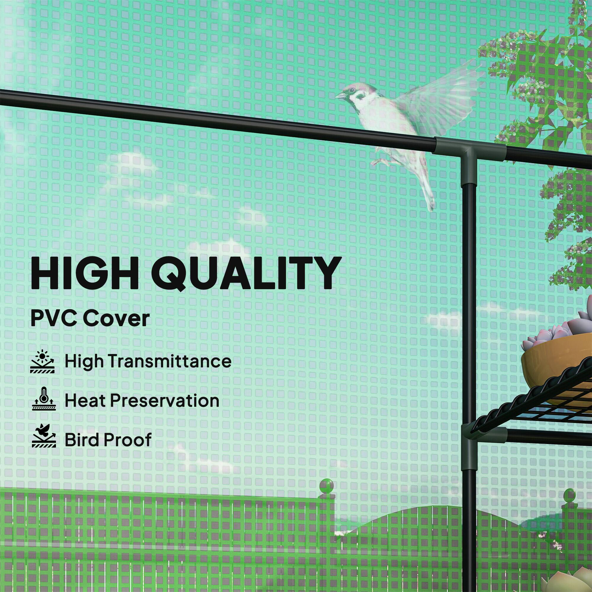 HIGH QUALITY  
PVC Cover  
- High Transmittance  
- Heat Preservation  
- Bird Proof