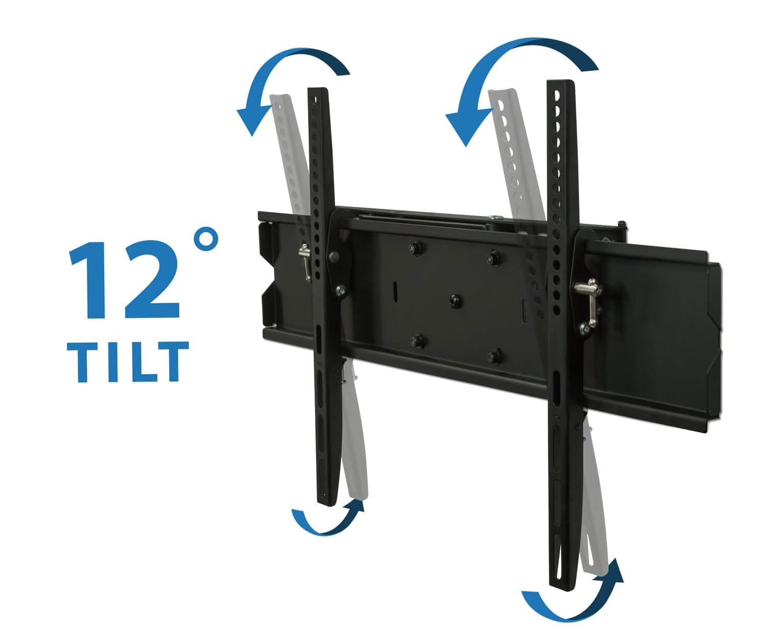 Alt View 2. Mount-It! - Swivel TV Wall Mount for 24” – 65” Screens — Tilt & Extend Articulating Arm, Black - Black.