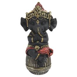 FC Design - 6.25"H Ganesha Sitting on Ottoman Figurine Statue Office Desk Tabletop Home Decor Gift - Multi-Color