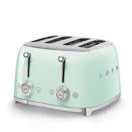 SMEG - TSF03 4-Slice Wide-Slot Toaster - Pastel Green