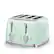 Front. SMEG - SMEG TSF03 4-Slice Wide-Slot Toaster - Pastel Green.