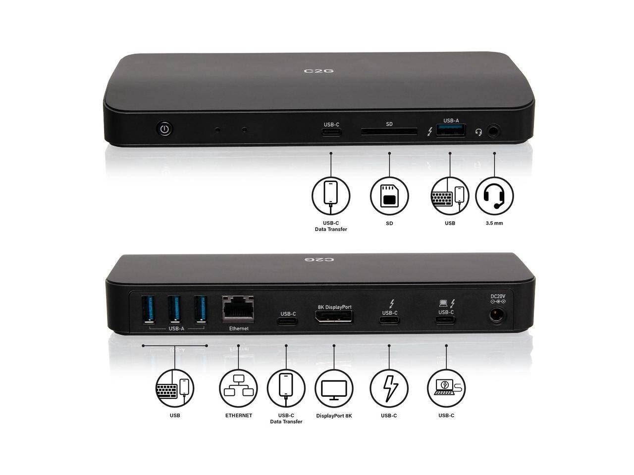 C20 USB-C SD USB-A USB-C Data Transfer SD USB 3.5 mm 020 USB-C BK DisplayPort USB-C USB-C DC20V O- USB-A Ethernet NR-Y HA 222202 USB ETHERNET USB-C DisplayPort BK Data Transfer USB-C USB-C