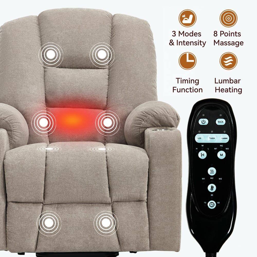 3 Modes & Intensity  
8 Points Massage  
Timing Function  
Lumbar Heating
