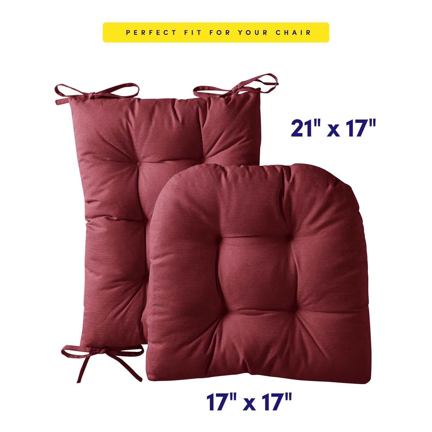 PERFECT FIT FOR YOUR CHAIR

21" x 17"

17" x 17"