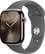 Angle. Apple - Apple Watch Series 10 (GPS+Cellular) 46mm Titanium Case with Stone Grey Sport Band - M/L - Natural.