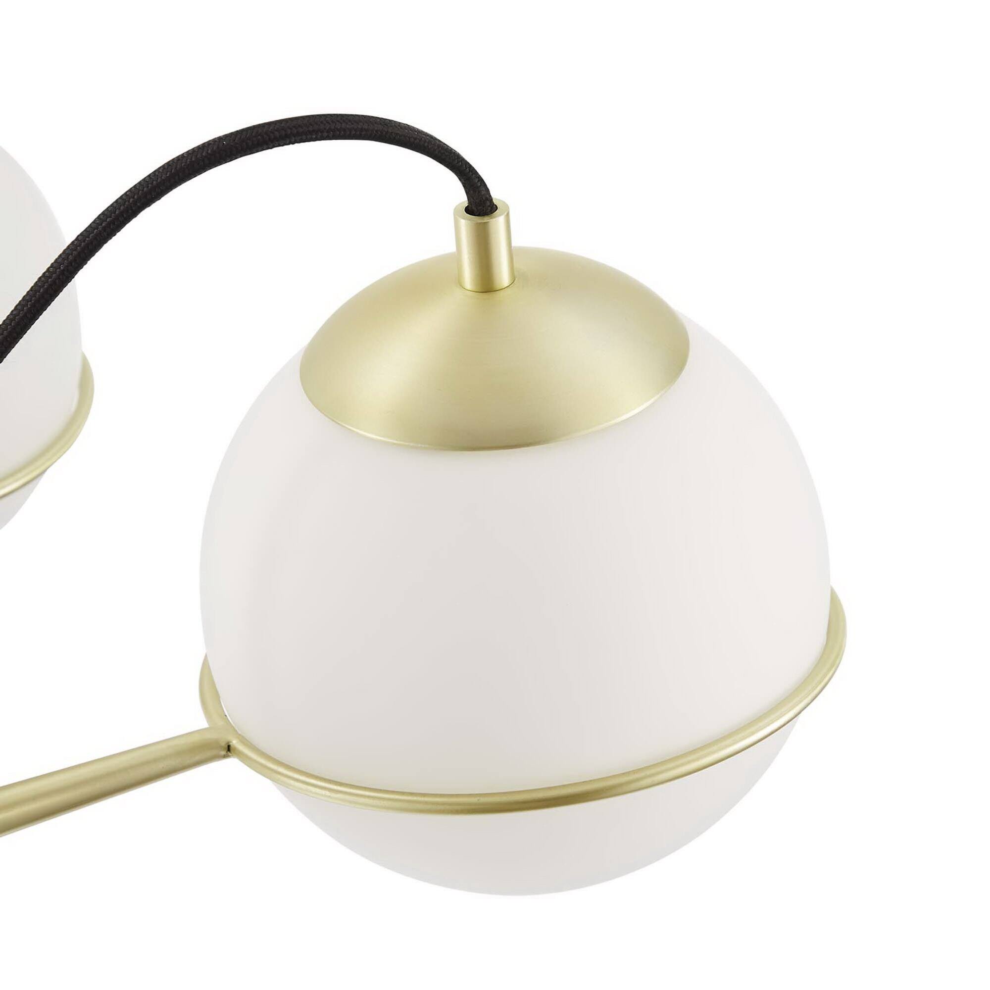 Alt View 6. Modway - Hanna 8-Light Chandelier by Modway - Opal Gold.