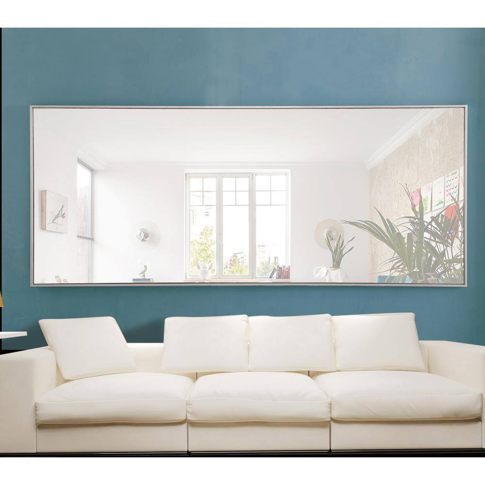 Alt View 6. Elegant Decor - Metal frame Rectangle Mirror 30 inch Silver - Silver.