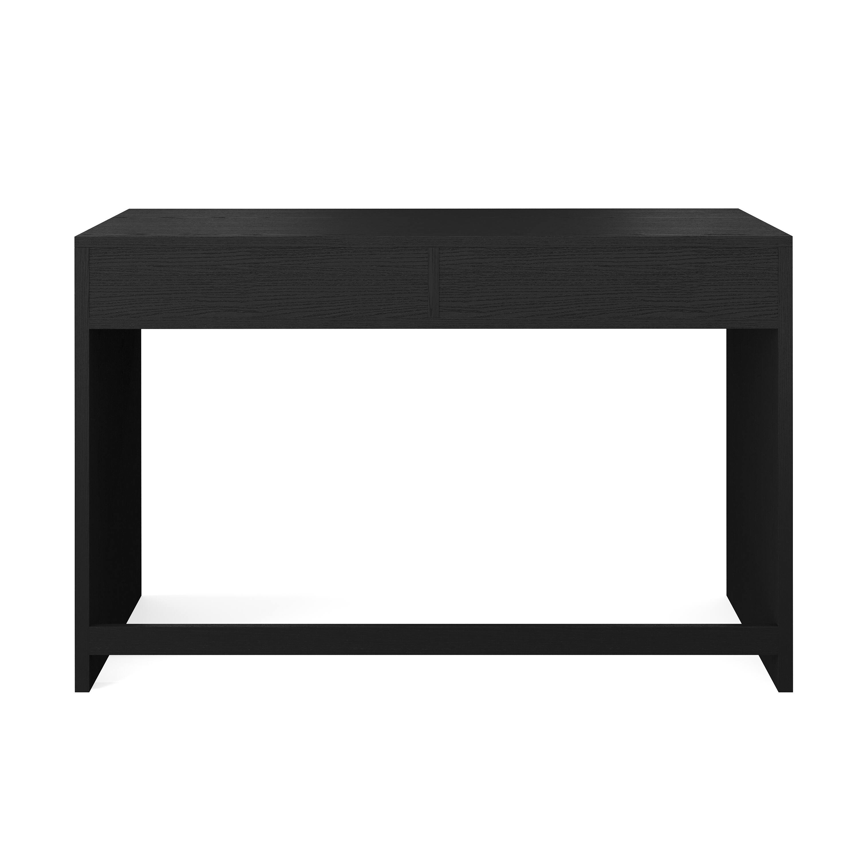 Alt View 7. Martha Stewart - Kayden Home Office Modular Desk with 2 Drawers - Black Frame/Oil Rubbed Bronzed Hardware.